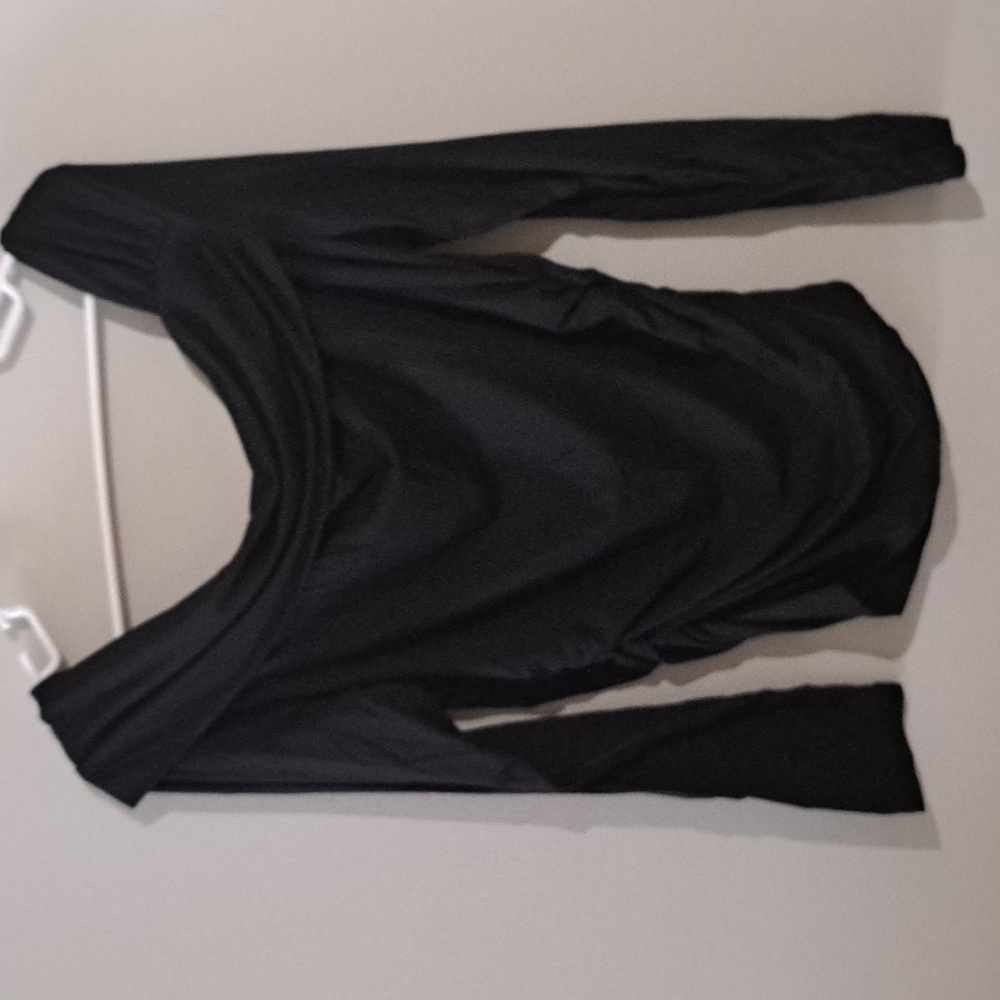 ❤️Chic Black Off-Shoulder Top - Picture 6 of 8